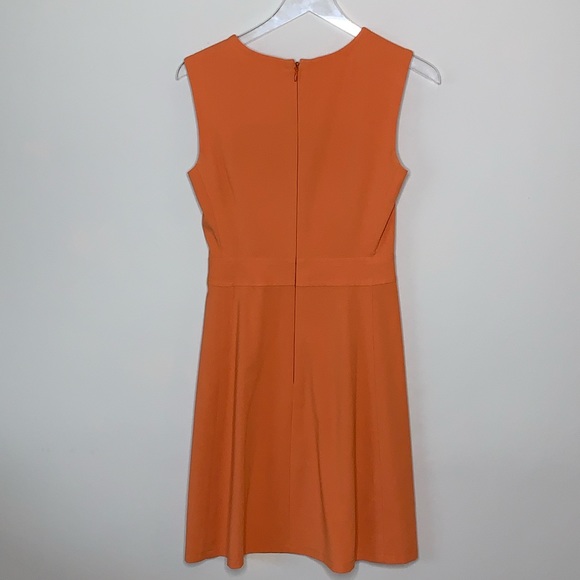 BCBG women’s Orange chambrey Dress - Size 4 - Picture 6 of 8